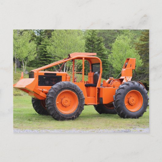 Timberjack Skidder Briefkaart (Voorkant)
