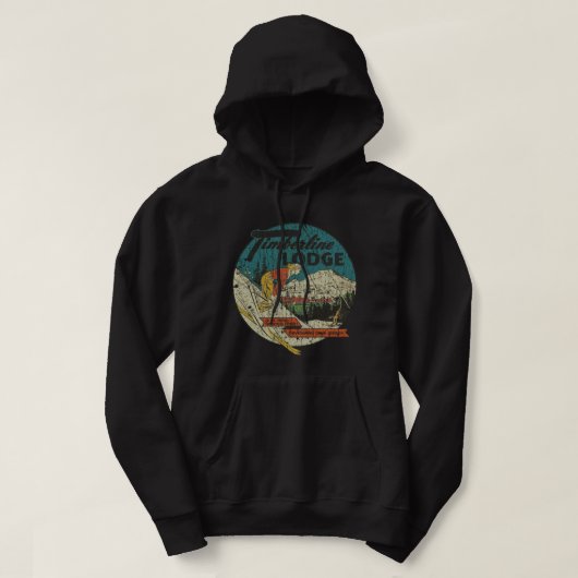 Timberline Lodge 1938 Skiing Lover Hoodie (Design voorkant)