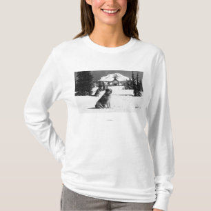 Timberline Lodge en "Lady" de eigenaar T-shirt