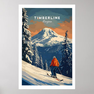 Timberline Reisposter - Oregon 1 Poster