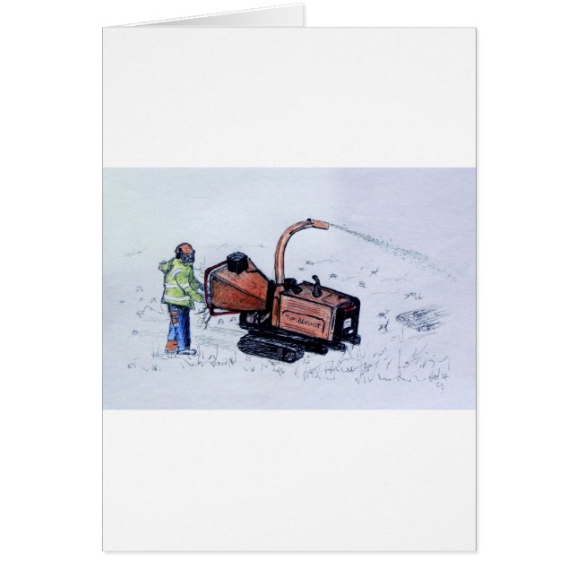 Timberwolf-houtchipper (Voorkant)