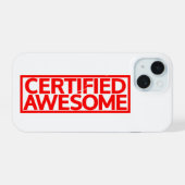 Timbre Awesome Certifié (Verso Horizontal)