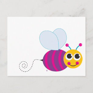 Timbre carte postale Bumblebee