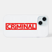Timbre Criminel (Verso Horizontal)