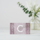 timbre de fidélité chic monogramme (Debout devant)