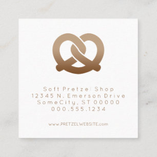 timbre de fidélité de bretzels mous