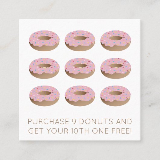 timbre de fidélité donut (Devant)