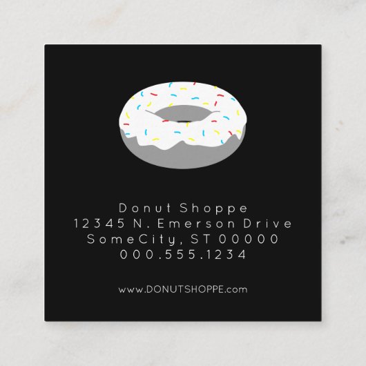 timbre de fidélité donut (Dos)