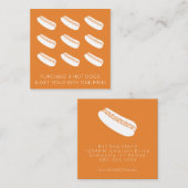 timbre de fidélité hot dog (Devant / Derrière)