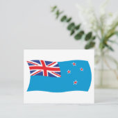 Timbre de la carte postale du drapeau de la dépend (Debout devant)