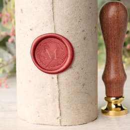 Timbre de sceau de cire monogramme