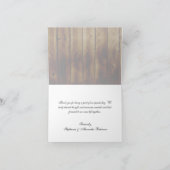 Timbre Mason Jar sur Merci en Planche de Bois fonc (Intérieur)