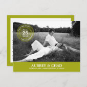 Timbre Stylish Enregistrer La Date Carte Postale ( (Devant / Derrière)