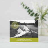 Timbre Stylish Enregistrer La Date Carte Postale ( (Debout devant)