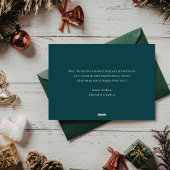 Timbres Colorés Joyeux Noël Carte de Vœux
