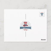 Timbres de carte postale (Fête de l'Indépendance a (Dos)