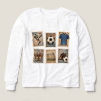 Timbres de football vintage Collection de football