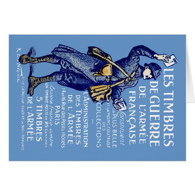 Timbres de guerre français de la Première Guerre m (Devant Horizontal)