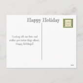 timbres de vacances de carte postale (Dos)