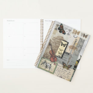 Timbres Ephémère Vintage Decoupage