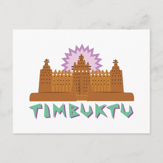 Timbuktu Briefkaart (Voorkant)