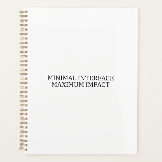 Time Architecture | Interface minimale opérationne (Devant)