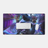Time Bender Gaming Desk Mat | Time-Warp Genius (Keyboard & Muis)