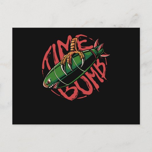 Time Bomb Briefkaart (Voorkant)
