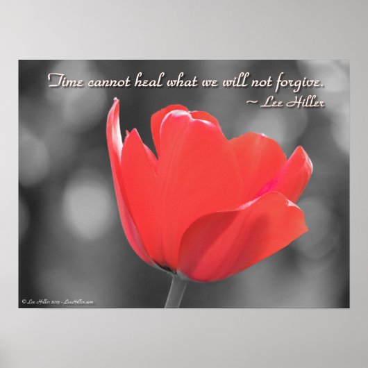 Time Cannot Heal what we... Poster (Devant)