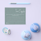 Time Capsule Advice Coule Vrijgezellenfeest Card F Flyer (Enkel)