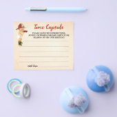 Time Capsule Advice voor Baby brandweerschoeisel Flyer (Enkel)