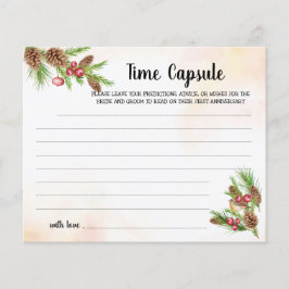 Time Capsule Advice Vrijgezellenfeest voor kerstmi Flyer