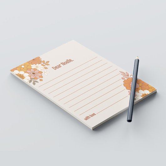 Time Capsule Note Pad - Groovy Baby shower Notitieblok