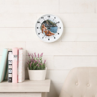 TIME! ⏰ Custom Wall Clock – Add Your Design