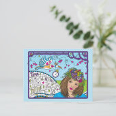 Time Flies_ Briefkaart (Staand voorkant)