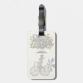 Time Flies Rabbit 3 Bagagelabel (Achterkant verticaal)