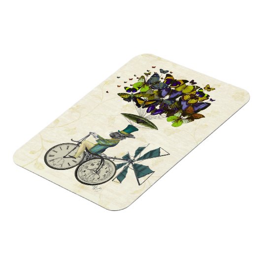 Time Flies Rabbit 3 Magneet (Linkerzijde)