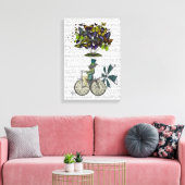 Time Flies Rabbit Canvas Afdruk (Insitu (Woonkamer))