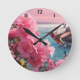 "Time Flies" wandklok Ronde Klok