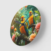 "Time Flies" wandklok Ronde Klok (Hoek)