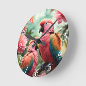 "Time Flies" wandklok Ronde Klok (Hoek)