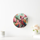 "Time Flies" wandklok Ronde Klok (Huis)