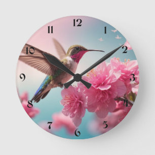 "Time Flies" wandklok Ronde Klok