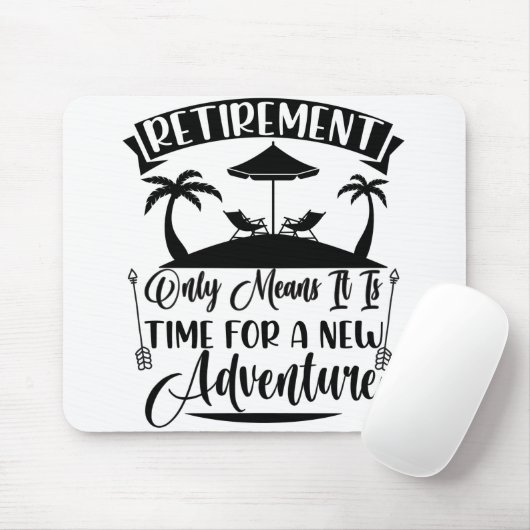 Time For A New Adventure Retication Muismat (Met muis)