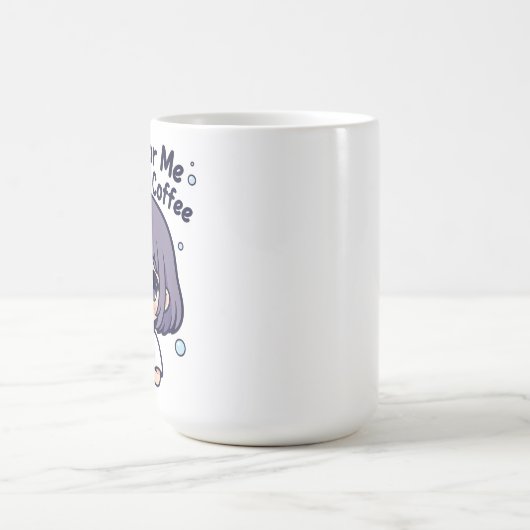 Time for me to drink coffee koffiemok (Center)