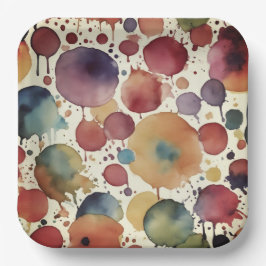 Time for some splatter papieren bordje