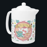 Time for Tea Vintage Anglais Thé Tasses Thé Shoppe<br><div class="desc">Jolie théière imprimée avec un motif de tasses à thé vintages,  de sachets de thé et de cuillères,  avec une jolie théière et des teacups illustration sur le dessus et la phrase "Time for Tea". Un design typiquement britannique qui ferait une véritable déclaration dans votre cuisine</div>