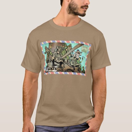 Time Grunts envelop design t-shirt (Voorkant)