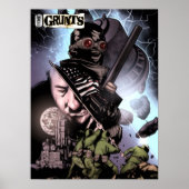Time Grunts V1 design poster (Voorkant)