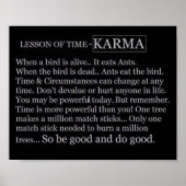 Time&Karma-Poster Poster (Voorkant)